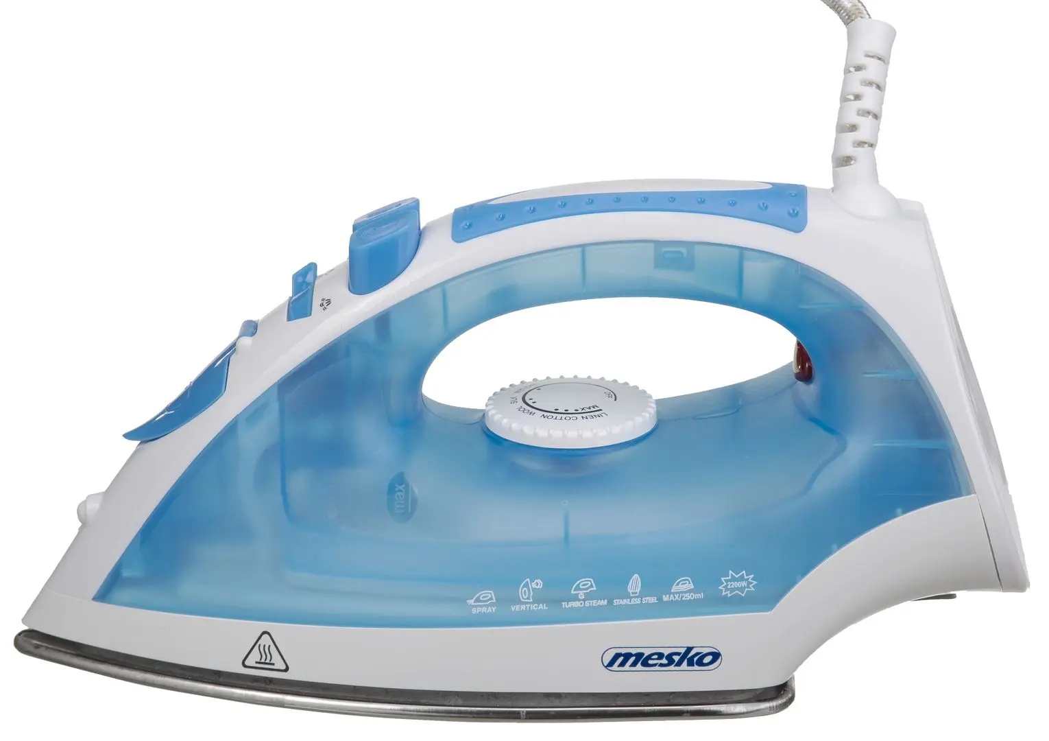 Fier de calcat Mesko MS 5023 (White/Blue)