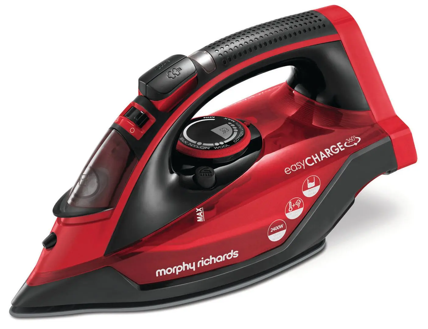 Fier de calcat fara fir Morphy Richards 303250 (Red)