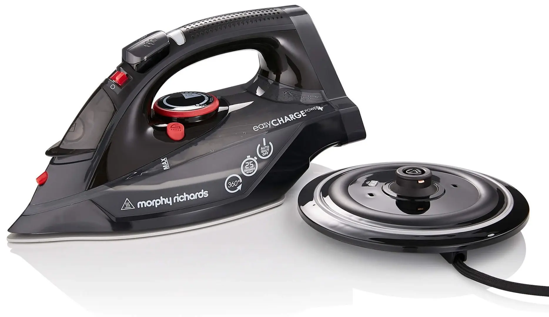 Fier de calcat fara fir Morphy Richards 303251 (Black) - 2