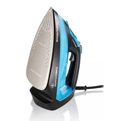 Fier de calcat Morphy Richards Turbosteam Pro IntelliTemp 303210 (Black/Blue) Thumb
