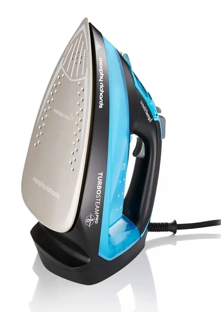 Fier de calcat Morphy Richards Turbosteam Pro IntelliTemp 303210 (Black/Blue) - 3