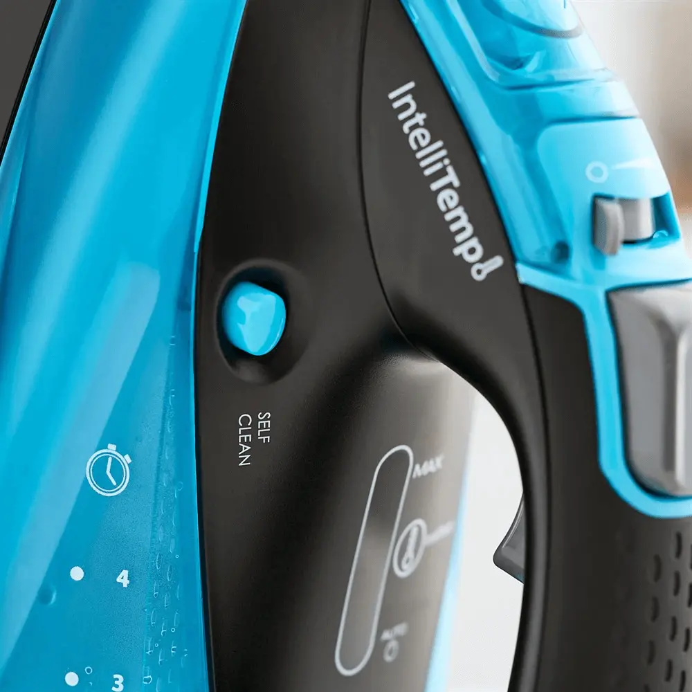 Fier de calcat Morphy Richards Turbosteam Pro IntelliTemp 303210 (Black/Blue) - 7