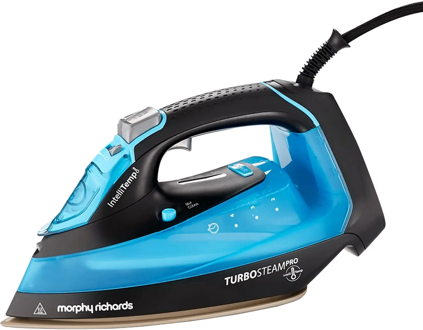 Fier de calcat Morphy Richards Turbosteam Pro IntelliTemp 303210 (Black/Blue)