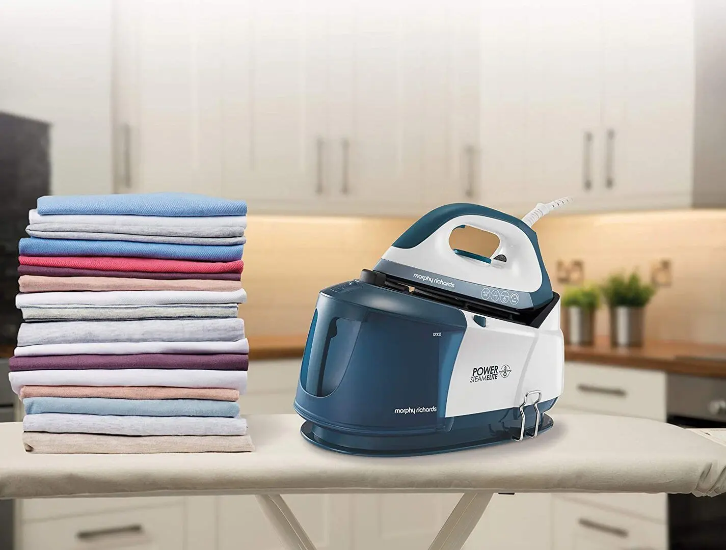 Fier de calcat cu generator de abur Morphy Richards Power Steam Elite 332017 (Blue) - 6