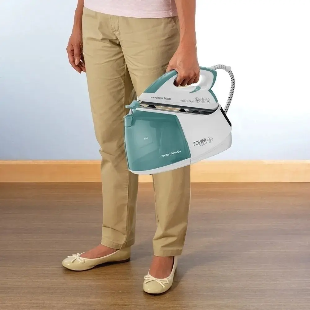 Fier de calcat cu generator de abur Morphy Richards Power Steam Intellitemp 333300 (Blue) - 3