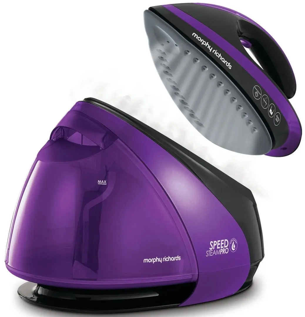 Fier de calcat cu generator de abur Morphy Richards Speed Steam Pro 332100 (Purple/Black) - 2