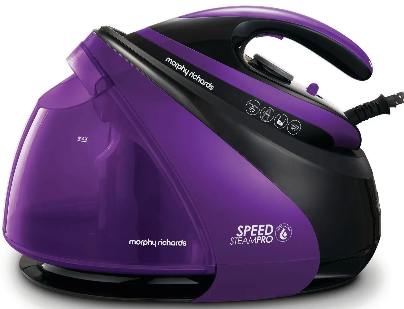 Fier de calcat cu generator de abur Morphy Richards Speed Steam Pro 332100 (Purple/Black)