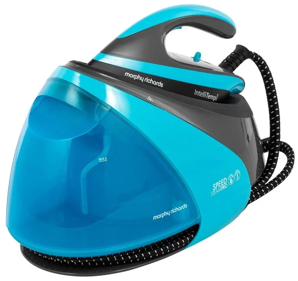 Fier de calcat cu generator de abur Morphy Richards SteamPro Intellitemp 332103 (Blue) - 2