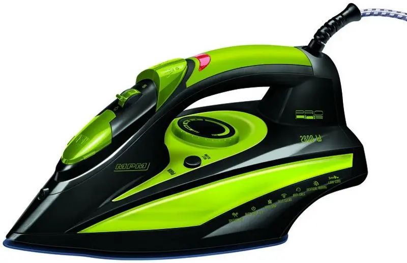 Fier de calcat MPM MZE04/C (Black/Green)