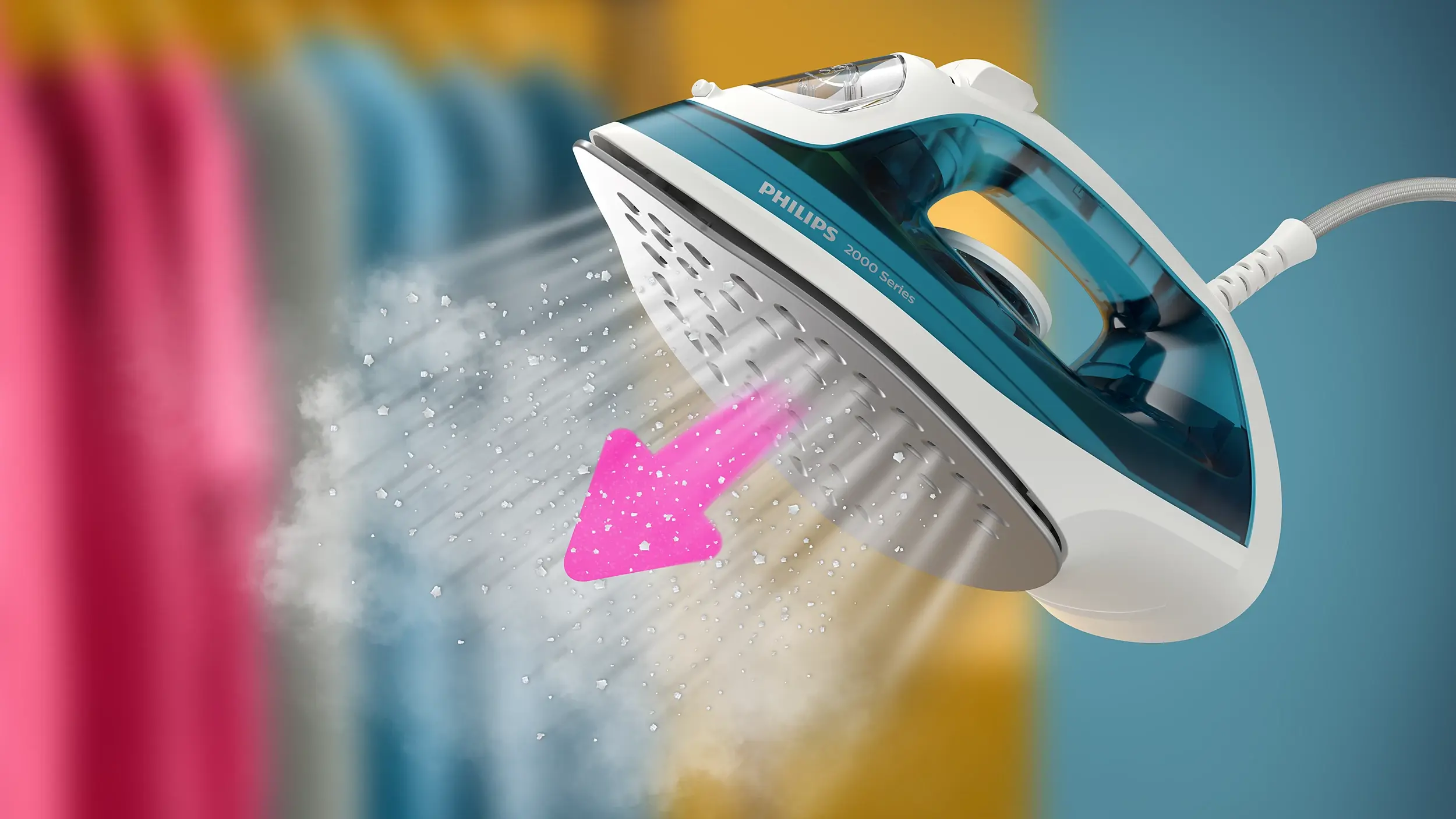 Fier de calcat Philips DST2010/90 (White/Green)