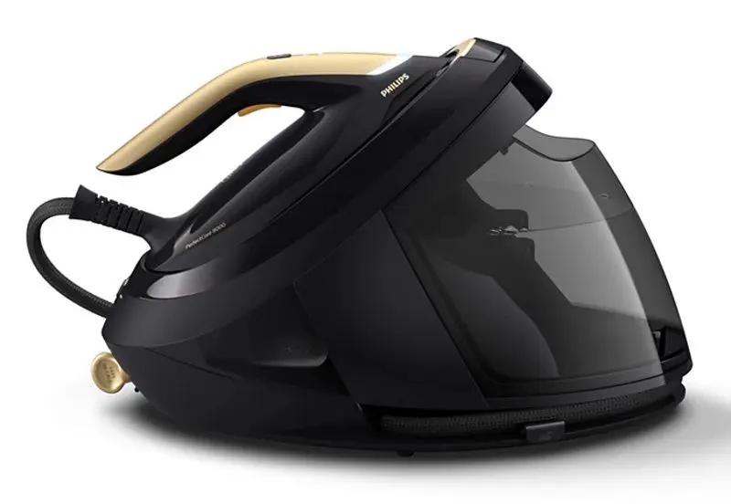 Fier de calcat cu generator de abur Philips PerfectCare 8000 PSG8130/80 (Black/Gold)