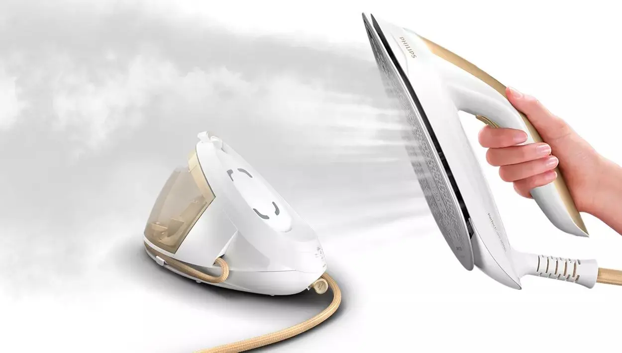 Утюг с парогенератором Philips PerfectCare 8000 Series PSG8040/60 (White/Gold) - 5