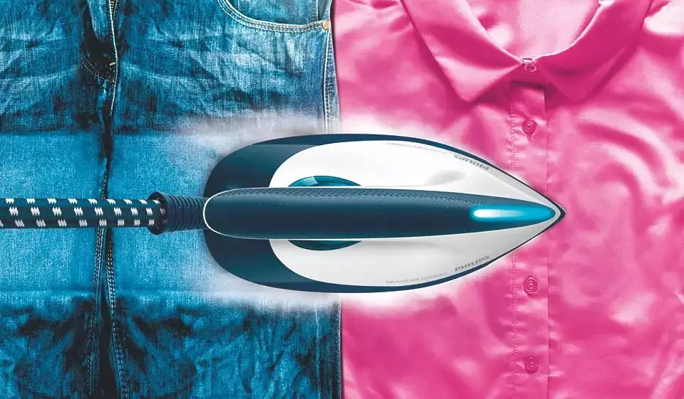 Fier de calcat cu generator de abur Philips PerfectCare Compact GC7840/20 (Blue/White) - 3