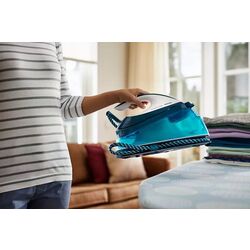 Fier de calcat cu generator de abur Philips PerfectCare Compact GC7840/20 (Blue/White) Thumb
