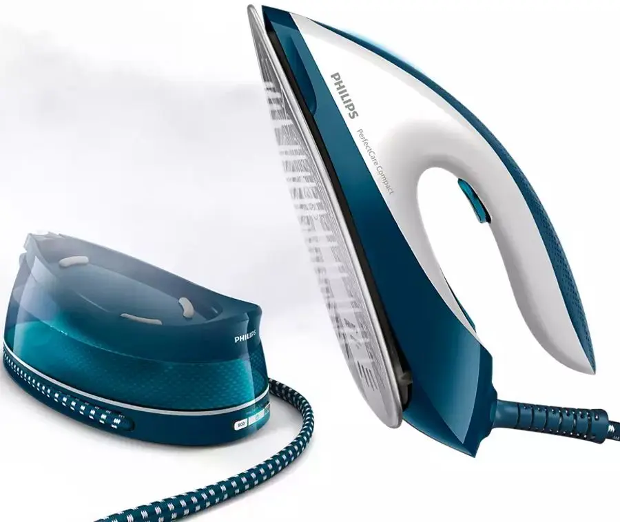 Утюг с парогенератором Philips PerfectCare Compact GC7844/20 (White/Blue) - 3