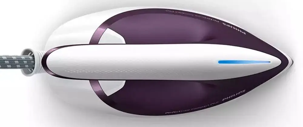 Fier de calcat cu generator de abur Philips PerfectCare Compact Plus GC7933/30 (White/Purple) - 4