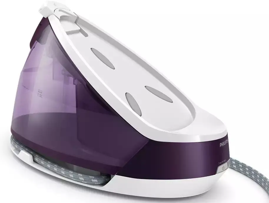 Fier de calcat cu generator de abur Philips PerfectCare Compact Plus GC7933/30 (White/Purple) - 3