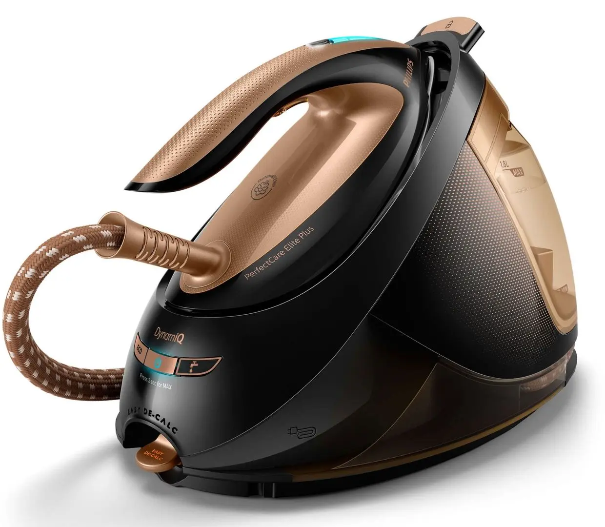 Statie de calcat cu generator de abur Philips PerfectCare Elite Plus GC9682/80 (Gold/Black)