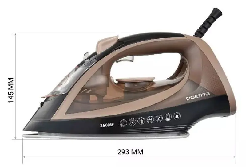 Fier de calcat Polaris PIR 2605AK (Black/Brown)