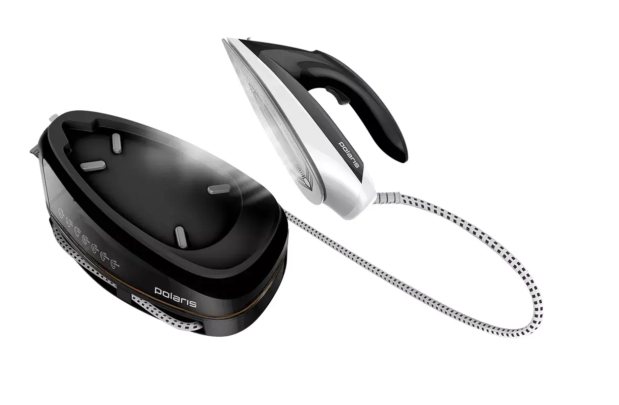 Fier de calcat cu generator de abur Polaris PSS 7510K (Black/White)