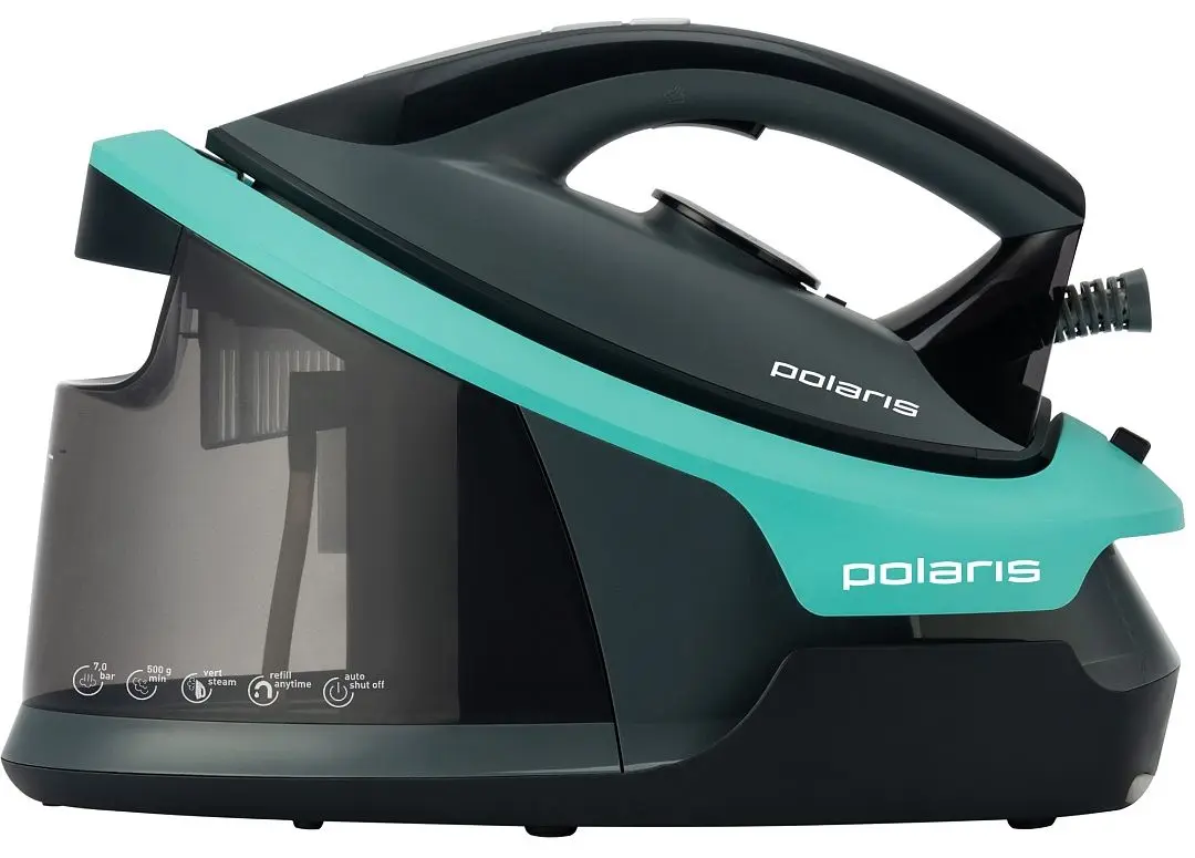 Утюг с парогенератором Polaris PSS 7700K (Black/Turquoise)