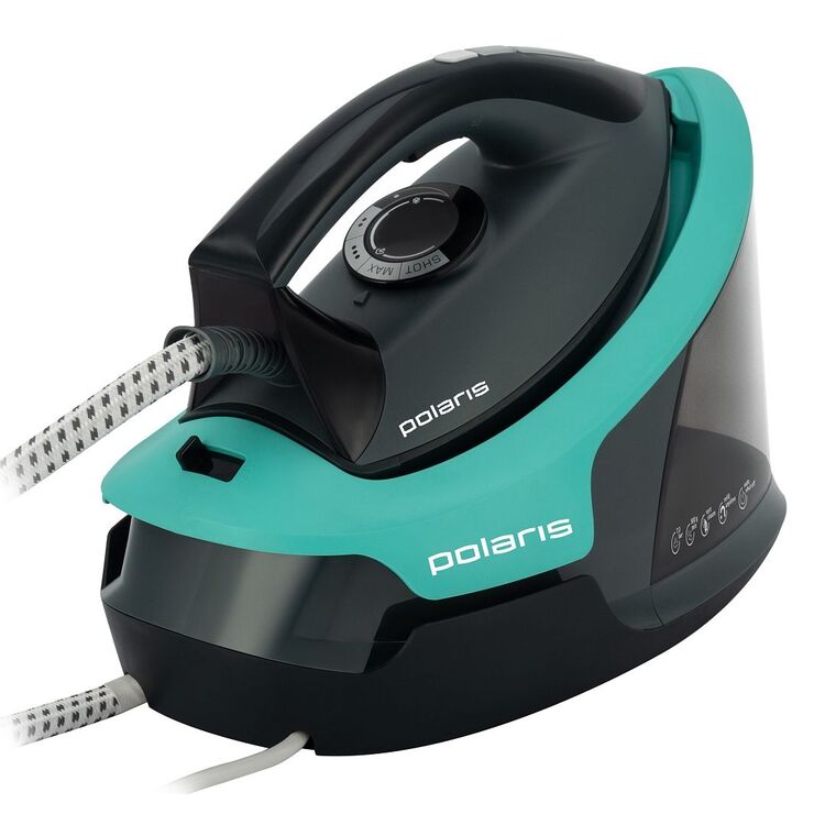 Утюг с парогенератором Polaris PSS 7700K (Black/Turquoise) купить в ...