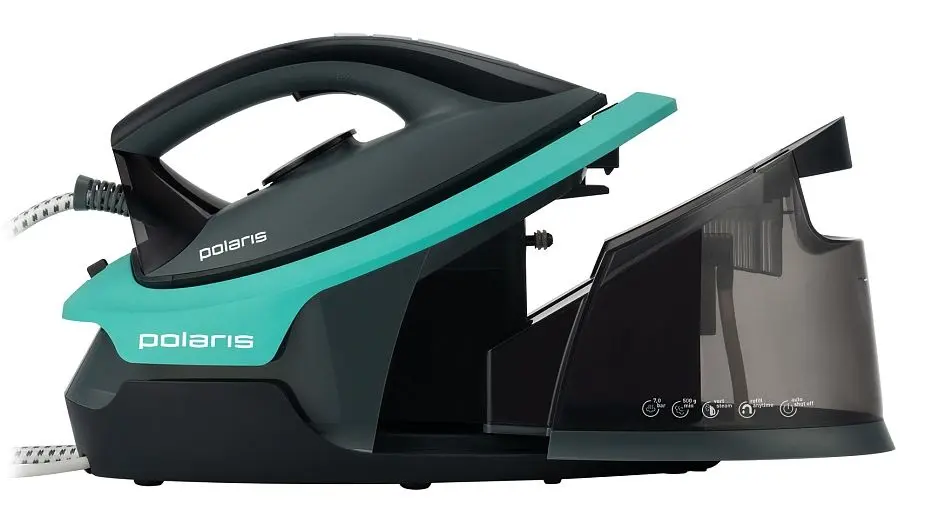 Утюг с парогенератором Polaris PSS 7700K (Black/Turquoise)
