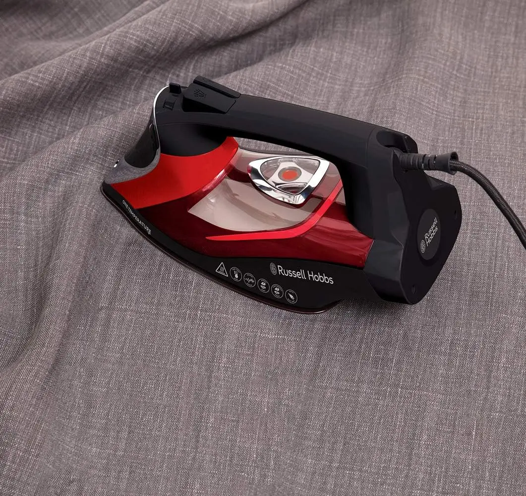 Fier de calcat Russell Hobbs One Temperature 25090-56 (Black/Red) - 7