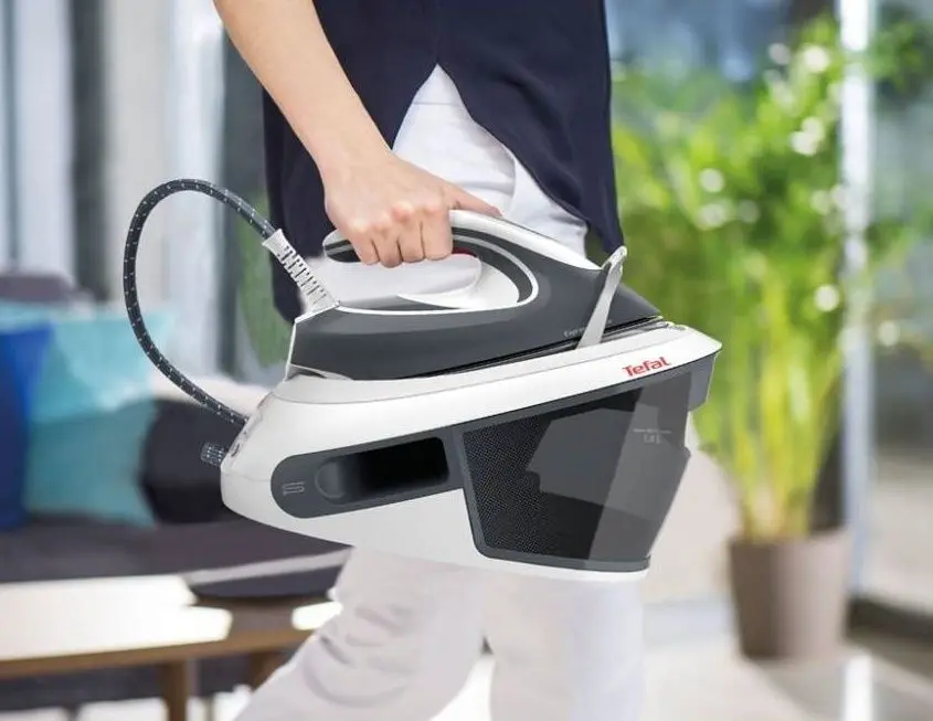 Fier de calcat cu generator de abur Tefal Express Airglide SV8020E1 (White/Grey)