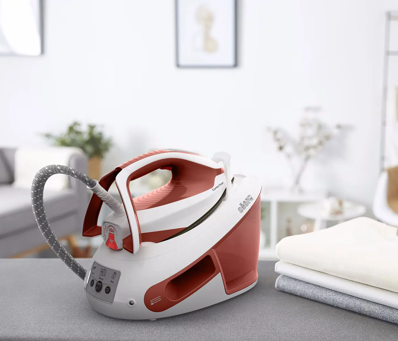 Утюг с парогенератором Tefal Express Power SV8110E0 (Red/White) - 6