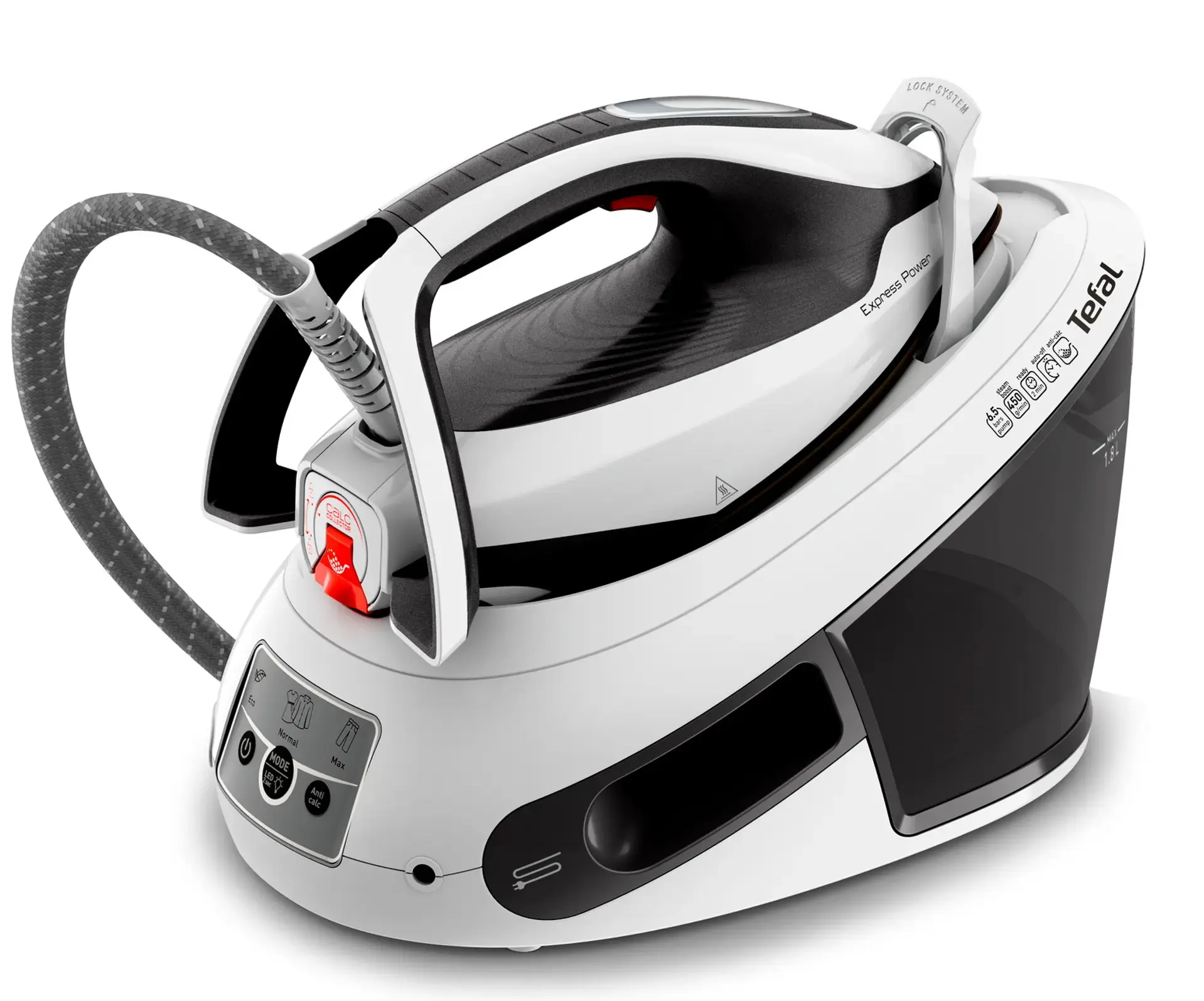 Fier de calcat cu generator de abur Tefal Express Power SV8130 (Black/White) - 2