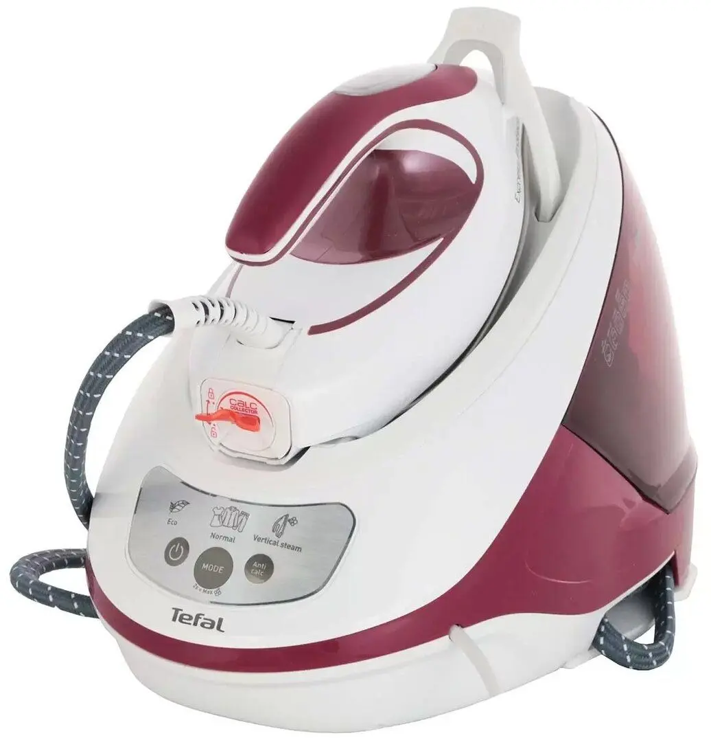 Fier de calcat cu generator de abur Tefal Express Protect SV9201E0 (White/Pink)