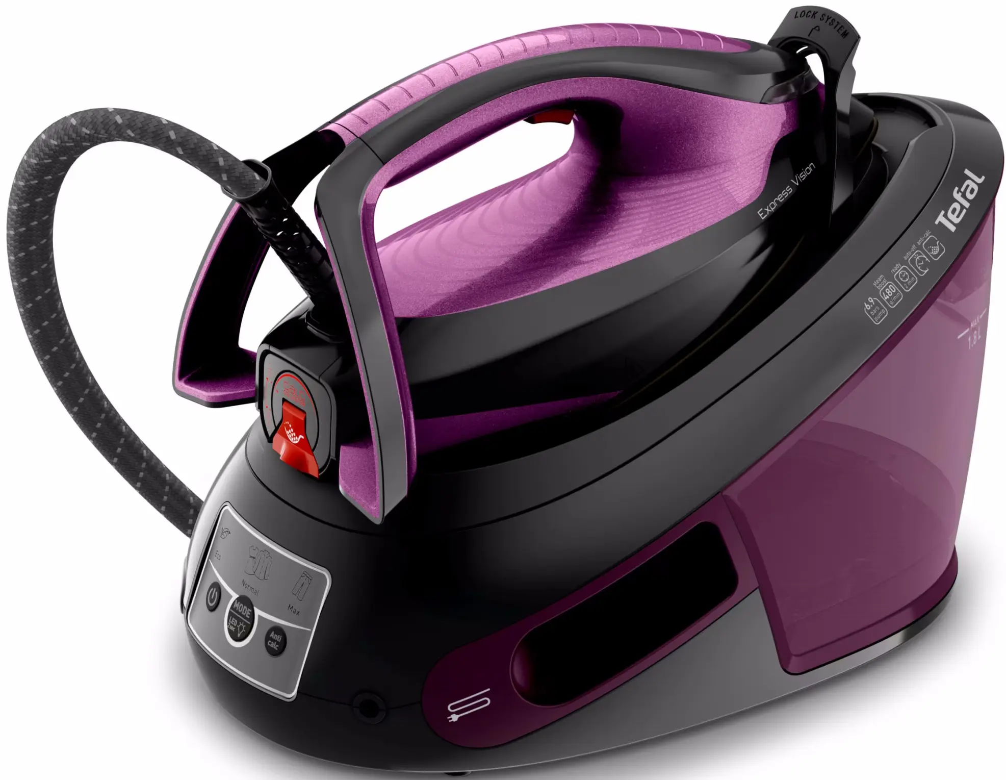 Утюг с парогенератором Tefal Express Vision SV8152E0 (Violet/Black) - 4