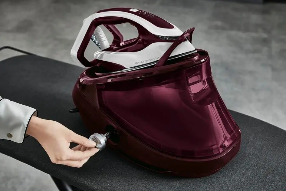 Fier de calcat cu generator de abur Tefal Pro Express Vision GV9810E0 (Burgundy/White) - 4