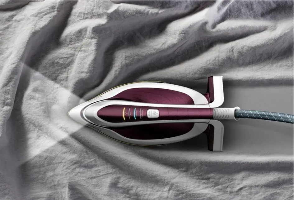 Fier de calcat cu generator de abur Tefal Pro Express Vision GV9810E0 (Burgundy/White) - 7