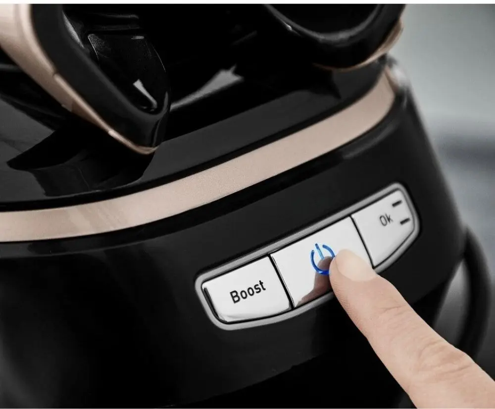 Fier de calcat cu generator de abur Tefal Pro Express Vision GV9820E0 (Gold/Black)