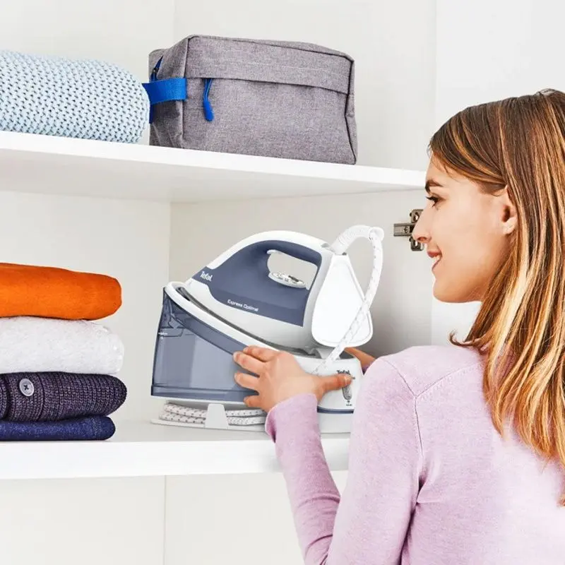 Утюг с парогенератором Tefal Express Optimal SV4110E0 (White/Gray)