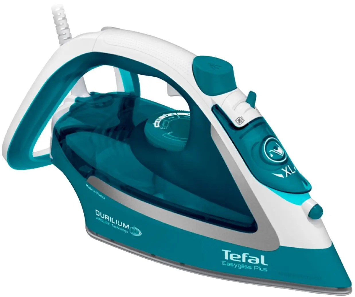 Fier de calcat Tefal EasyGliss Plus FV5737E0 (White/Turquoise)
