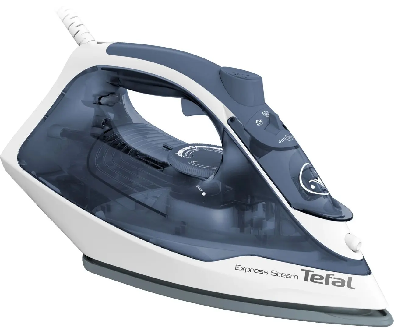 Fier de calcat Tefal Express Steam FV2837E0 (White/Blue)