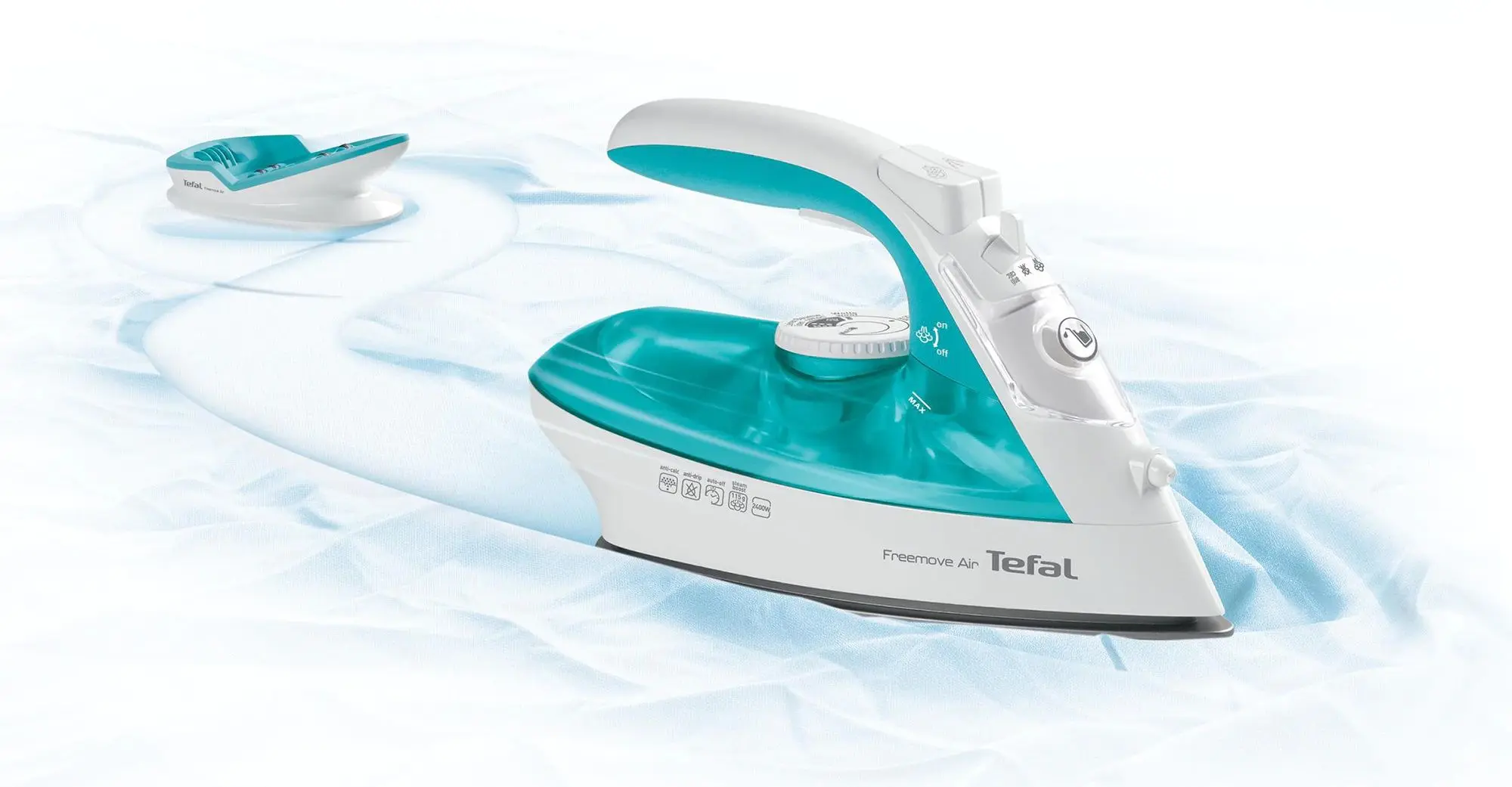 Утюг Tefal Freemove Air FV6520E0 (White/Turqoise)