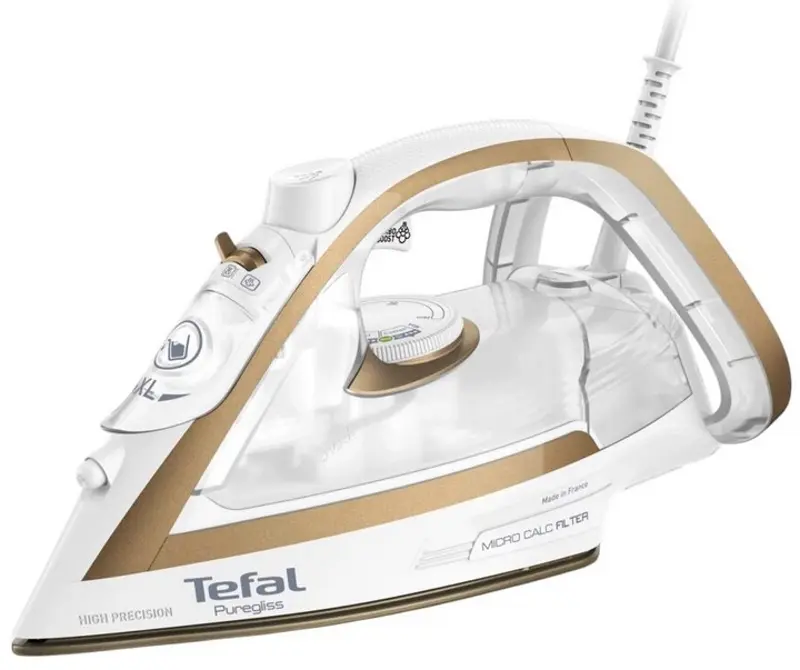 Fier de calcat Tefal Puregliss FV8042 (Bronze/White)