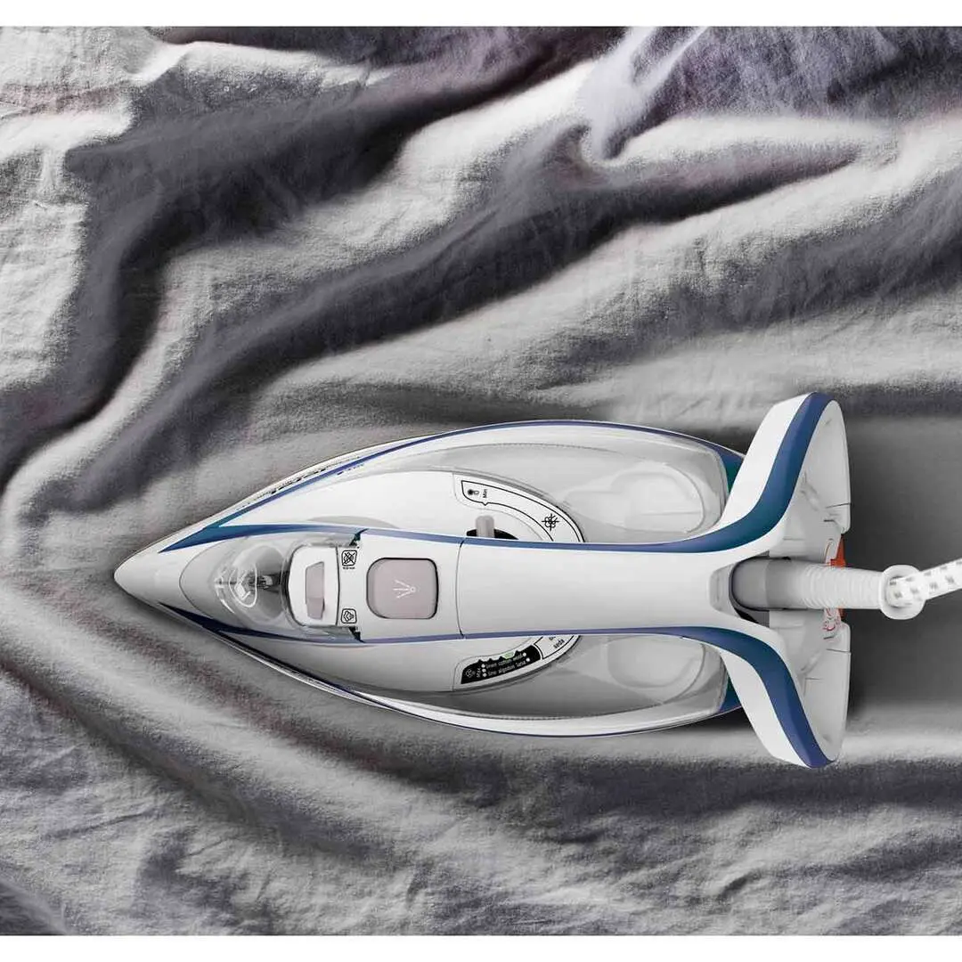 Fier de calcat Tefal TurboPro Anti-Calc FV5689E0 (Turquoise/White)