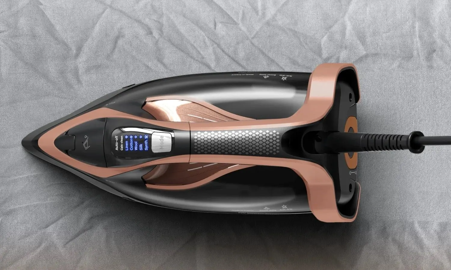 Fier de calcat Tefal Ultimate Power Pro FV9E50E0 (Black/Gold)