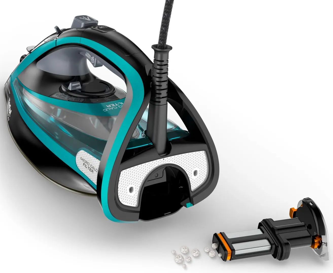 Fier de calcat Tefal Ultimate Pure FV9844E0 (Turquoise/Black)