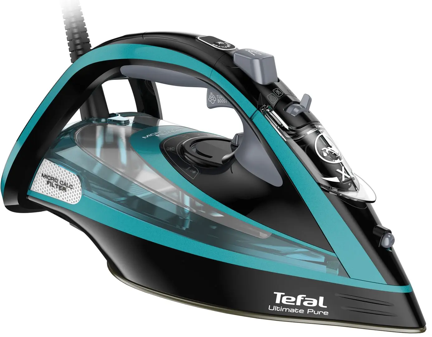 Fier de calcat Tefal Ultimate Pure FV9844E0 (Turquoise/Black)