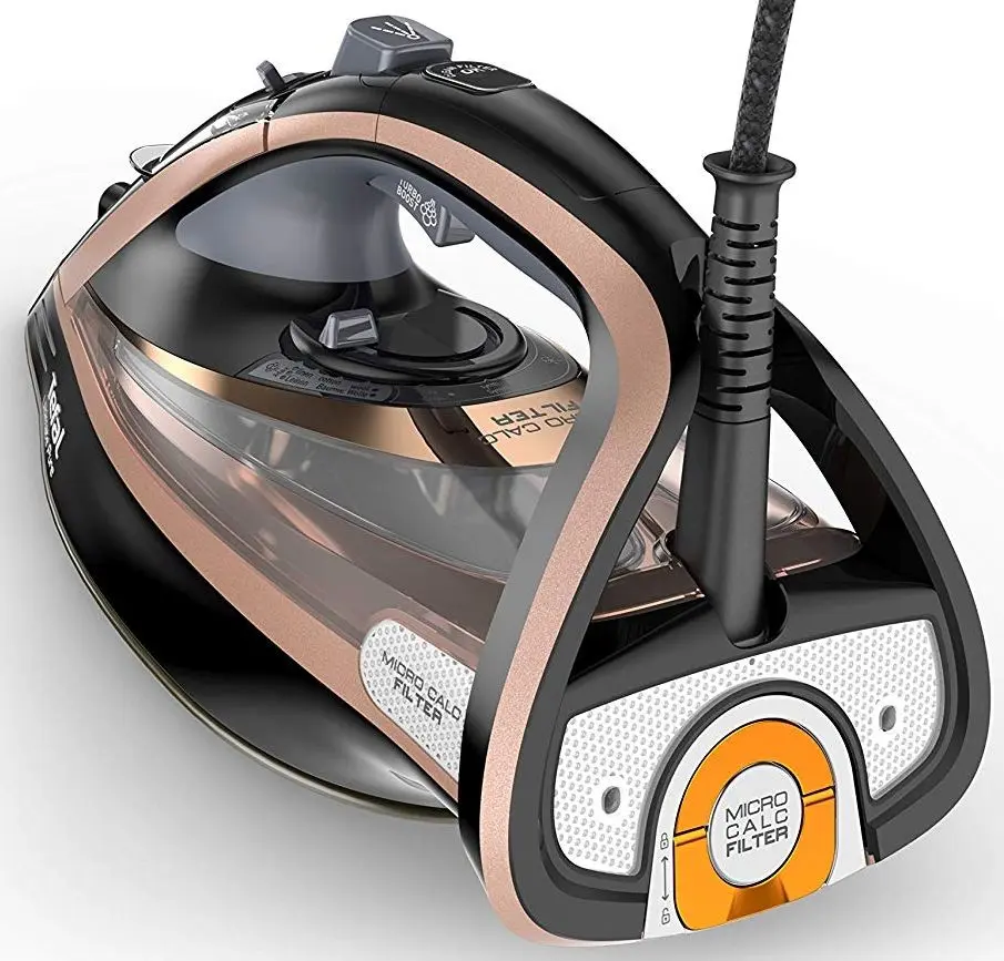 Fier de calcat Tefal Ultimate Pure FV9845 (Black/Pink) - 3