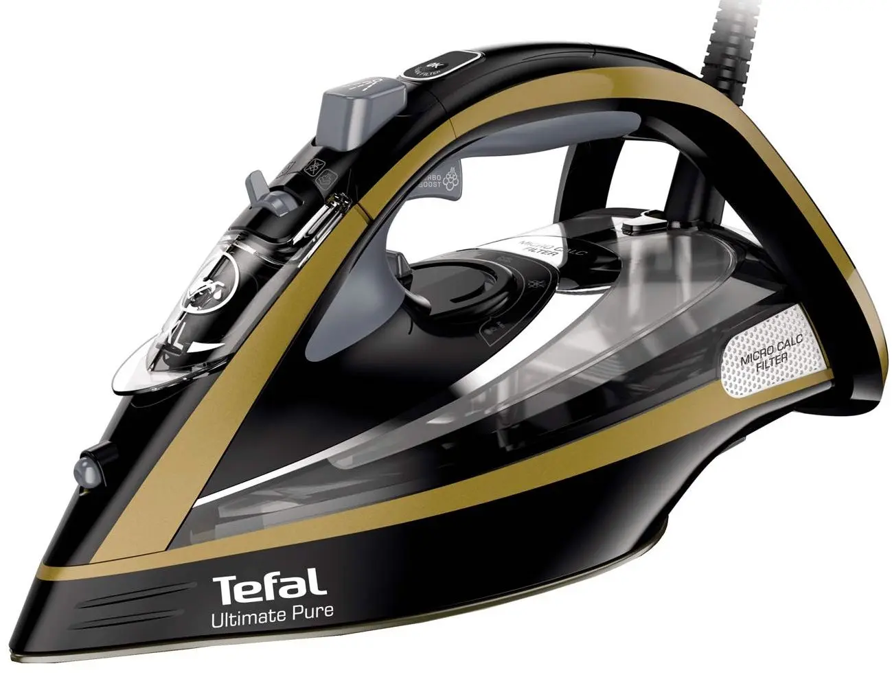 Утюг Tefal Ultimate Pure FV9865E0 (Black/Gold)