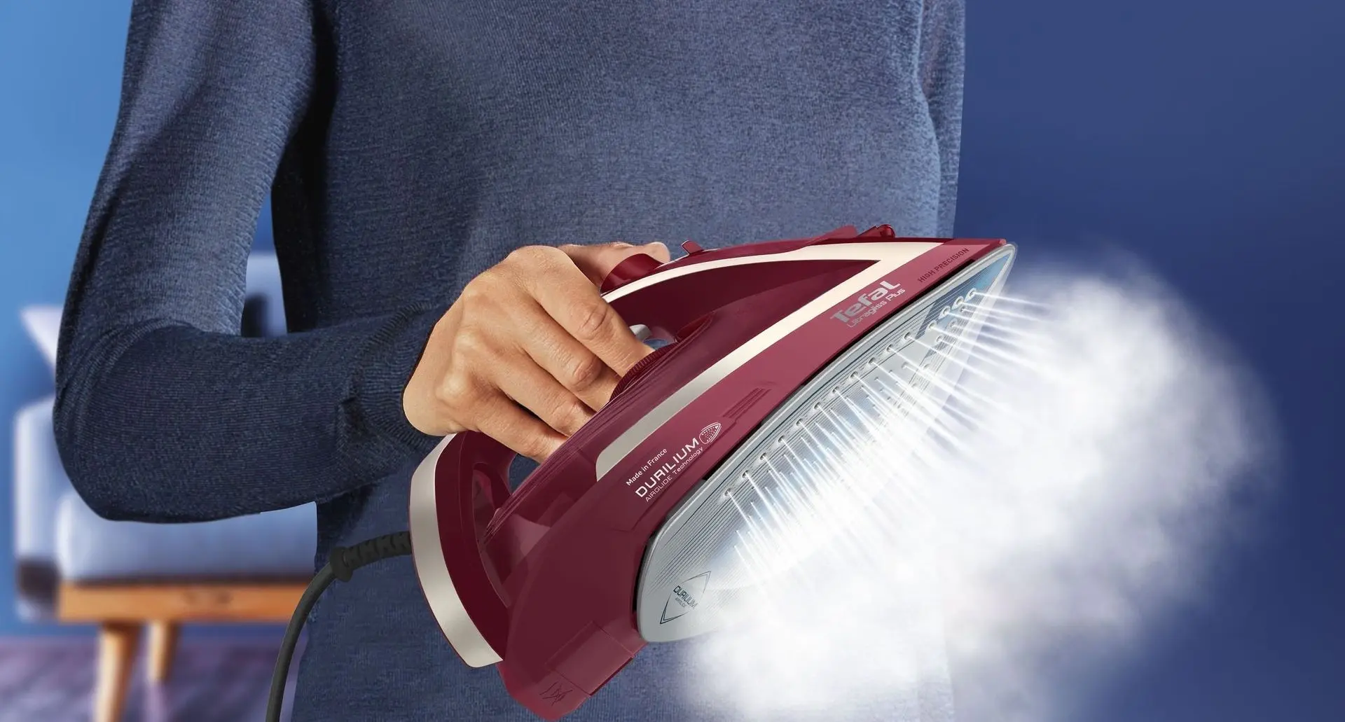 Fier de calcat Tefal Ultragliss Plus FV6820E0 (Burgundy)