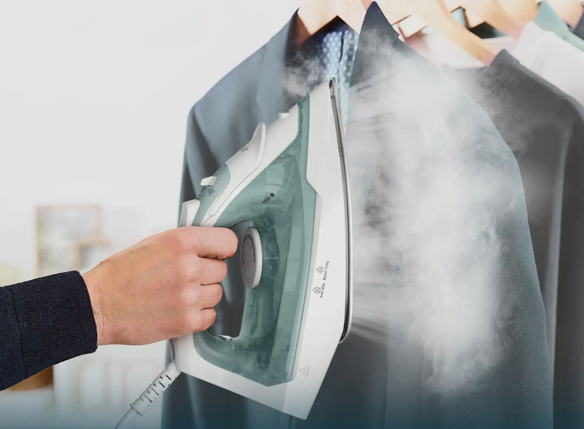 Fier de calcat Tefal Virtuo 30 FV2C42E0 (White/Green)