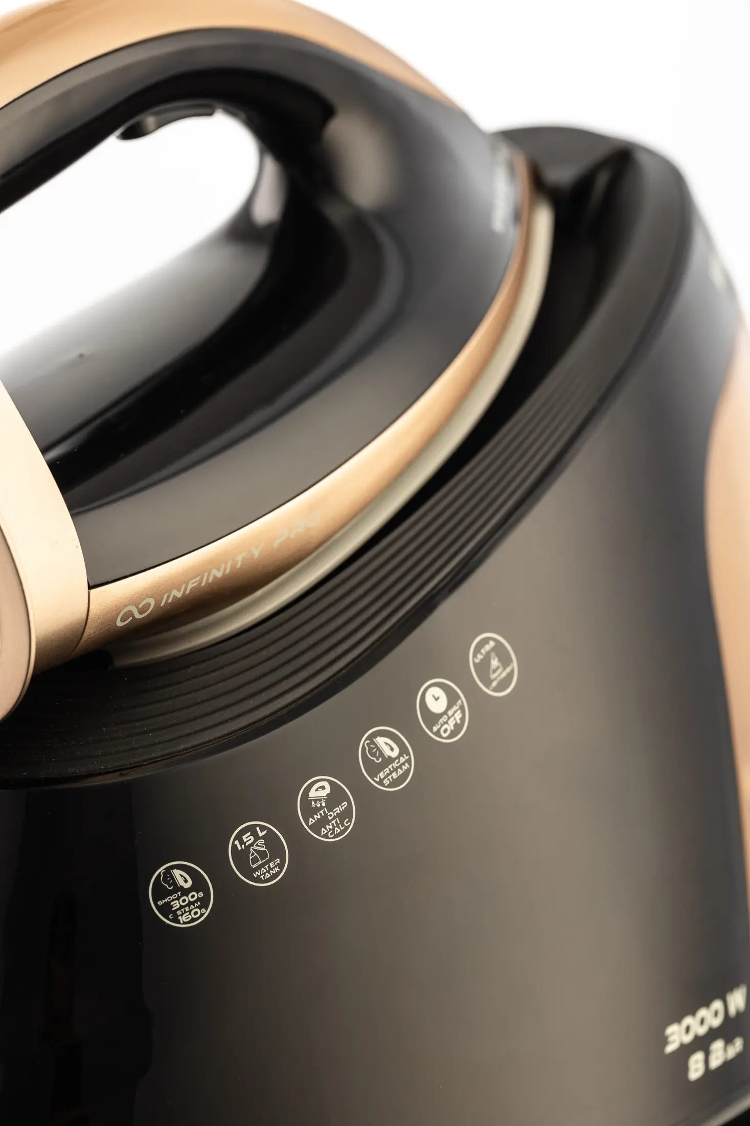 Утюг с парогенератором Vivax IRS-8015B BGL Infinity Pro (Gold/Black) - 9
